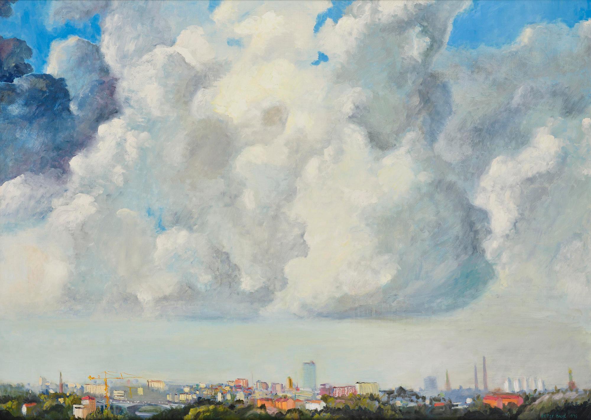 Peter Dahl, "Stockholm från Aspudden".