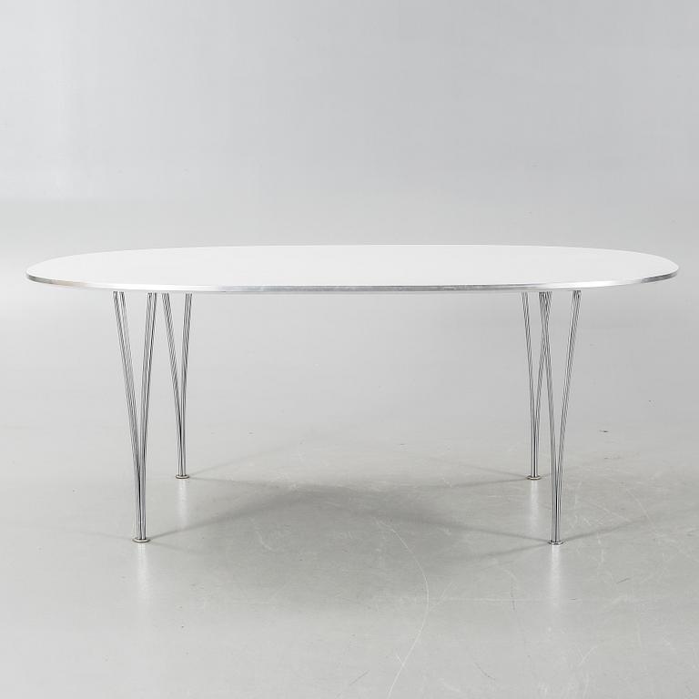 BRUNO MATHSSON & PIET HEIN, bord, "Superellips", Fritz Hansen, 1987.