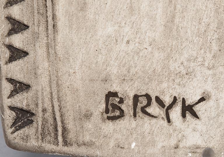 Rut Bryk, A CERAMIC WALL RELIEF.