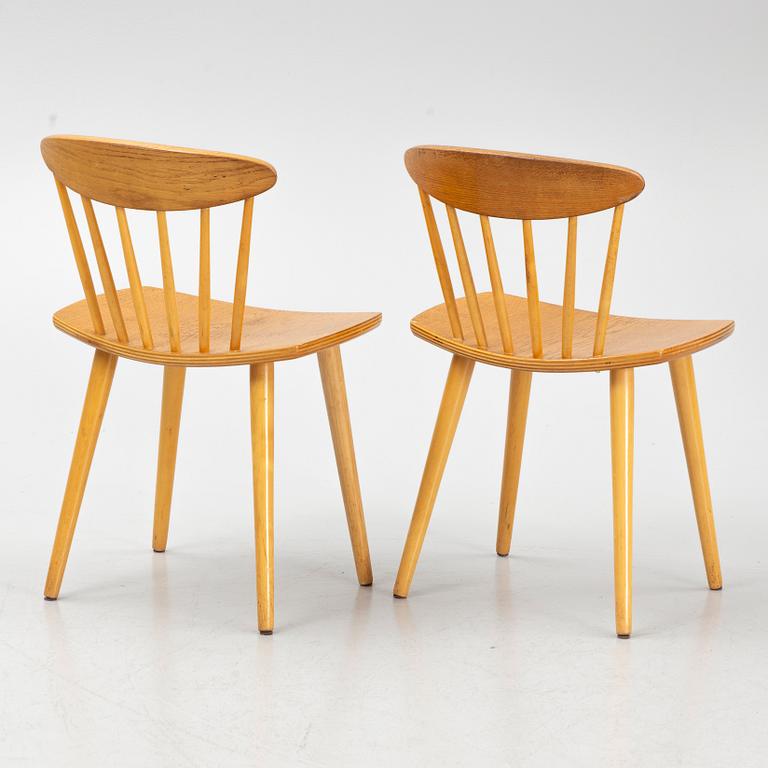 Rimbert Sandholt, a pair of "Gasell" chairs, Edsbyverken, Sweden, 1960's.
