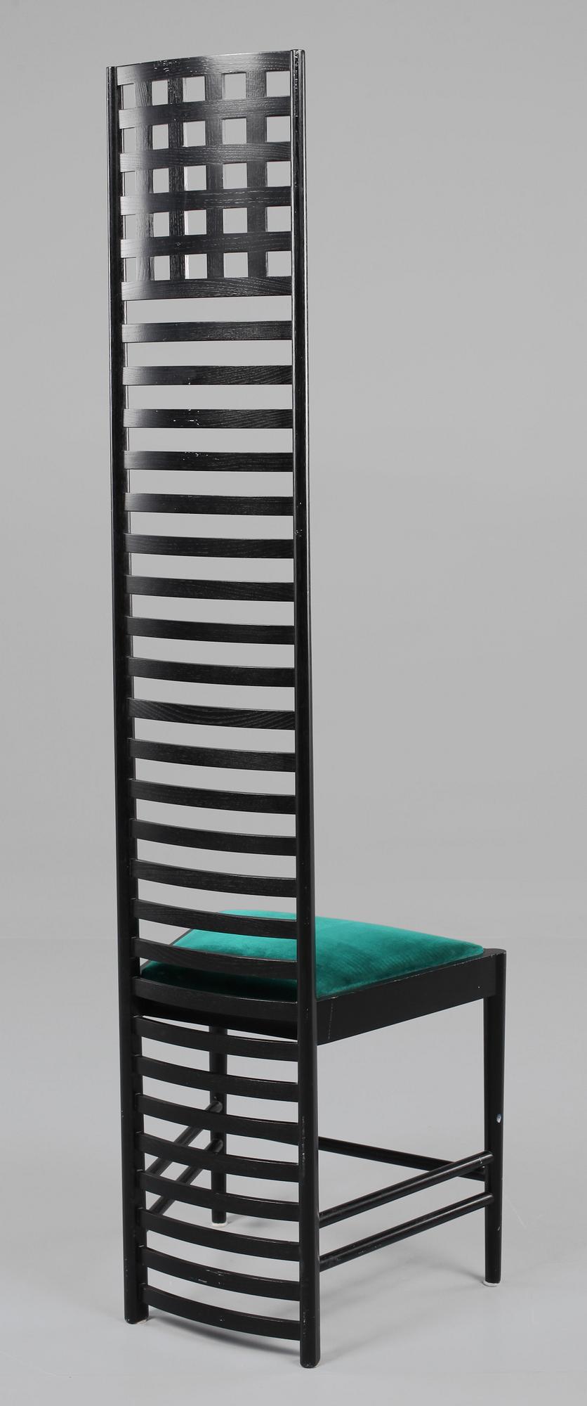 STOL, "Hill House", Charles Rennie Mackintosh för Cassina, Italien, 1900-talets andra hälft.