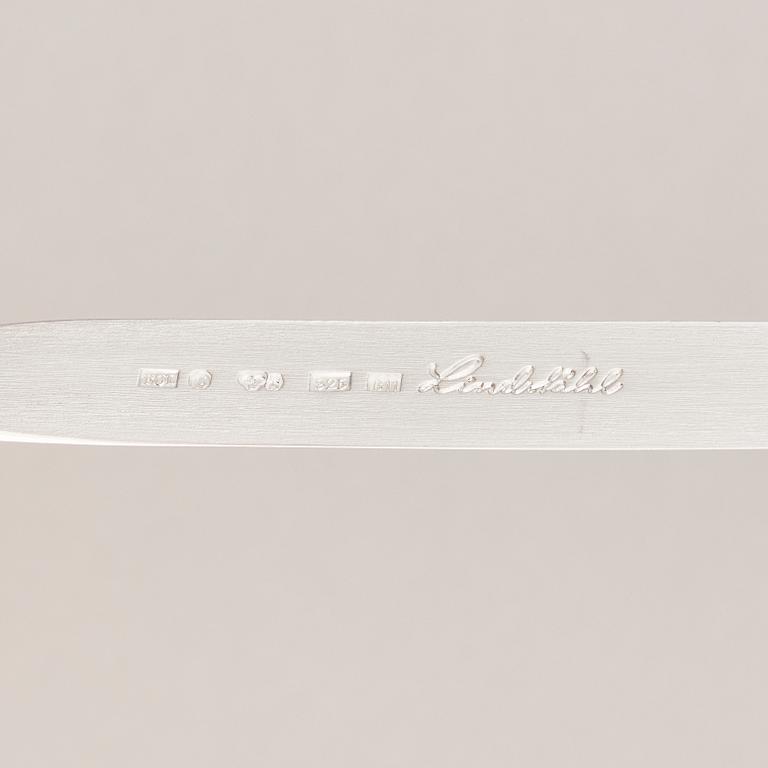 A sterling silver letter knife, mark of Rolf Lindståhl, Stockholm 2000.