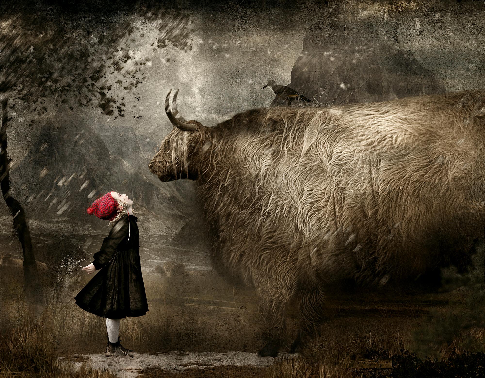 COOPER & GORFER, "Rut and the Cow", signerad och numrerad 133/375.