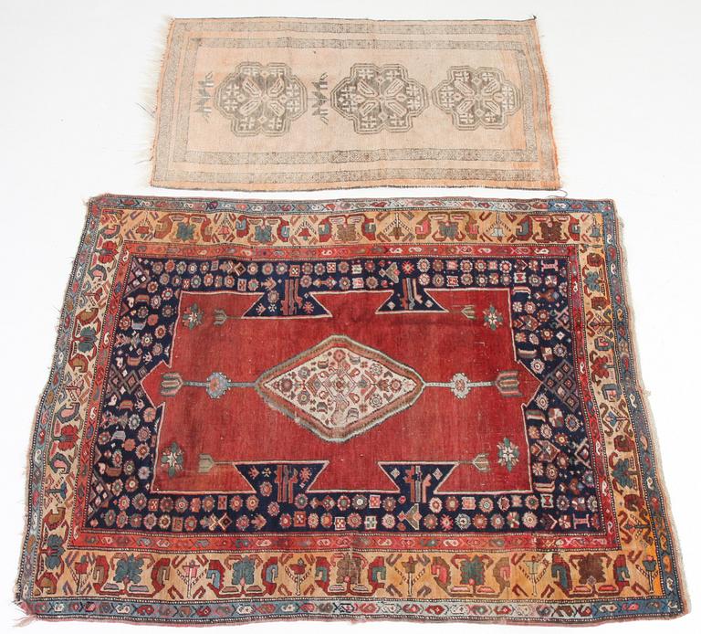 MATTOR, orientaliska, 2 st. 80 x 140, resp 180 x 135.