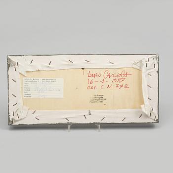 ENZO CACCIOLA, cement på textil,