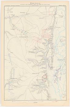 KARTMAPP, "Karl XII på slagfältet", Generalstaben 1918-1919.