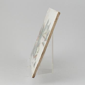 A Chinese porcelain placque, 20th Century.