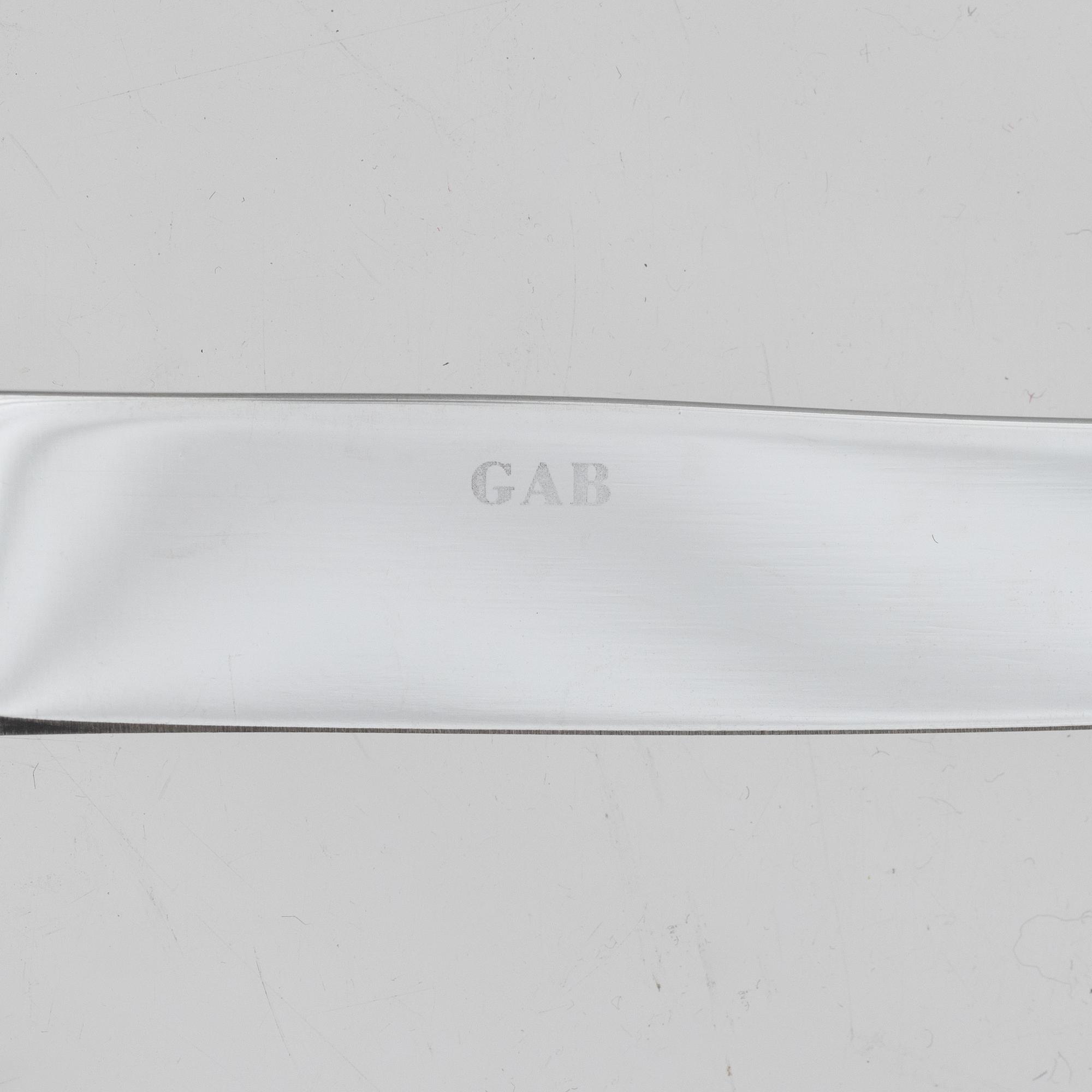 Jacob Ängman, a Swedish silver cutlery set, 'Rosenholm', GAB, some Eskilstuna 1978 ( 102 pieces).