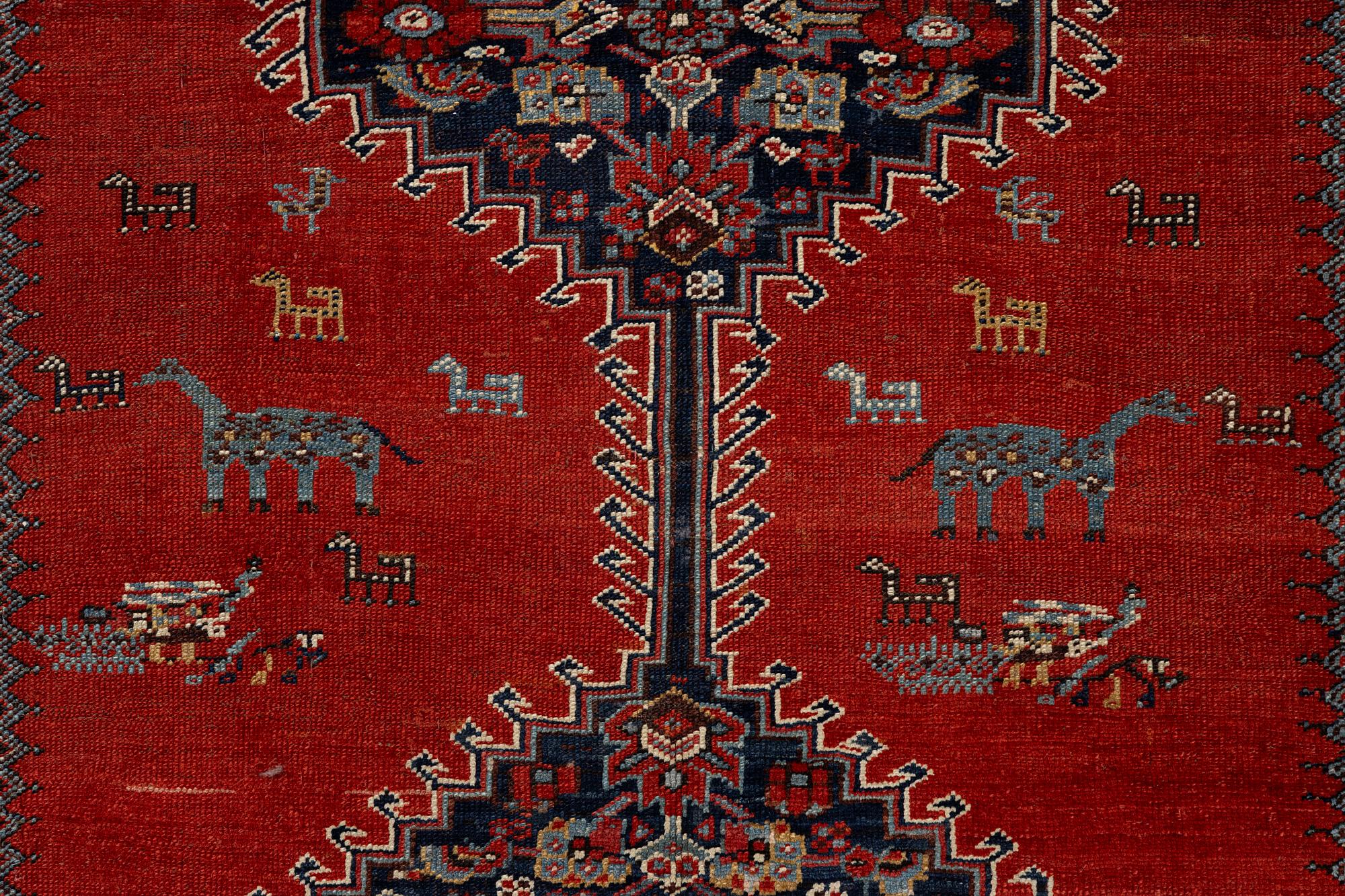 A Malayer runner, west Persia, c. 560 x 200 cm.