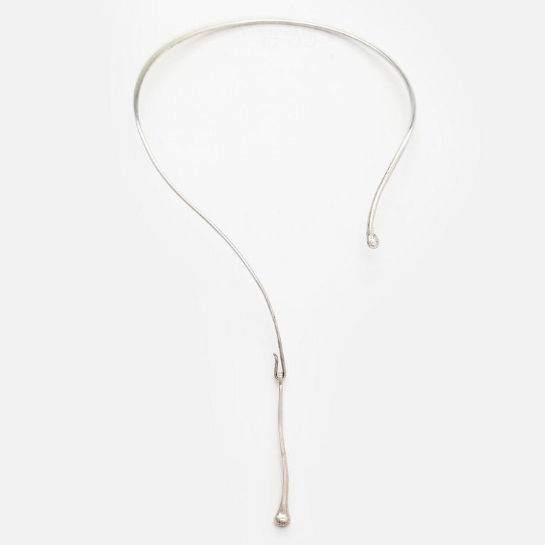 Bernt Högkvist, necklace and ring, silver, Sten & Laine, Turku.
