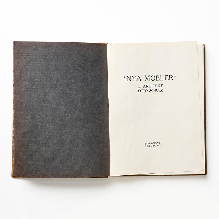 Otto Schulz, "Boet" magazine, bound volumes 1928, 1931-33, loose issues + three "Nya Möbler" and the 1945 jubilee publication.