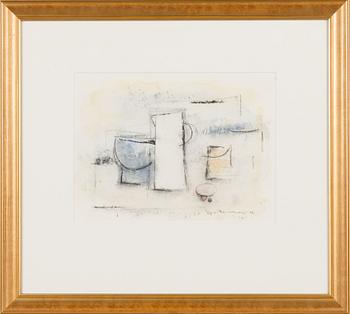 Egon Meuronen, akvarell, signerad och daterad -93.