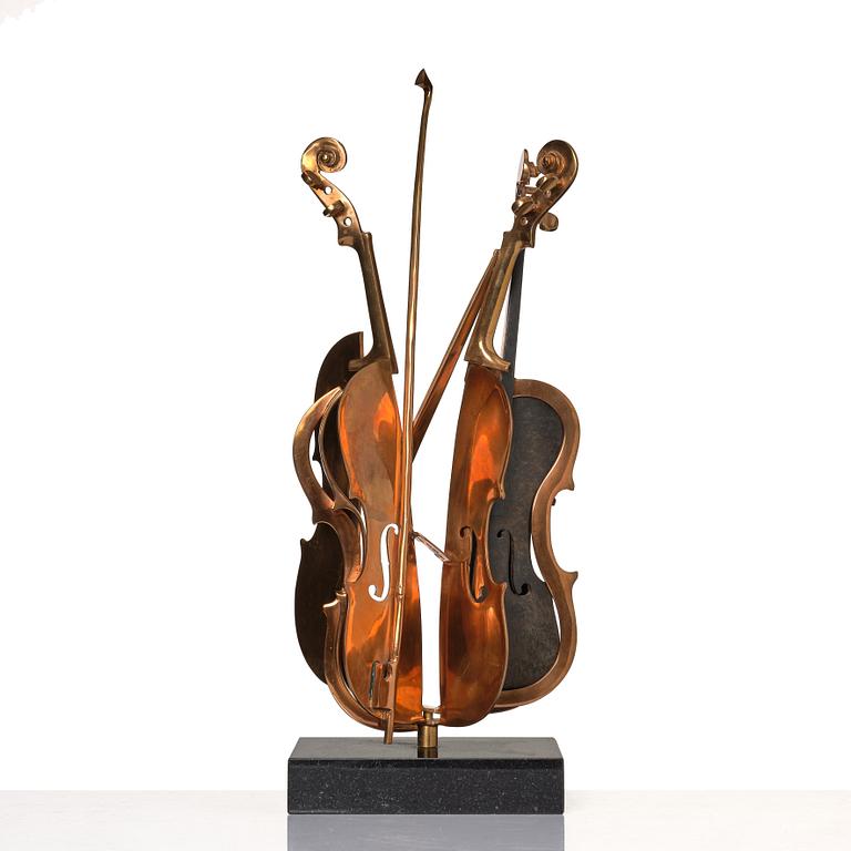 Arman (Armand Pierre Fernandez), "Sliced violin".