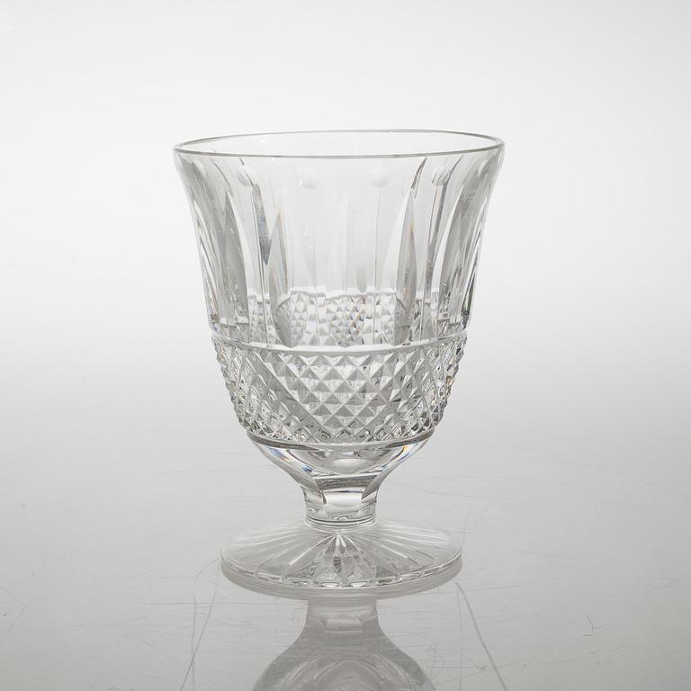 A glass tableware collection of 61 pcs, "Tommy" by Saint-Louis, France, late 20th century.