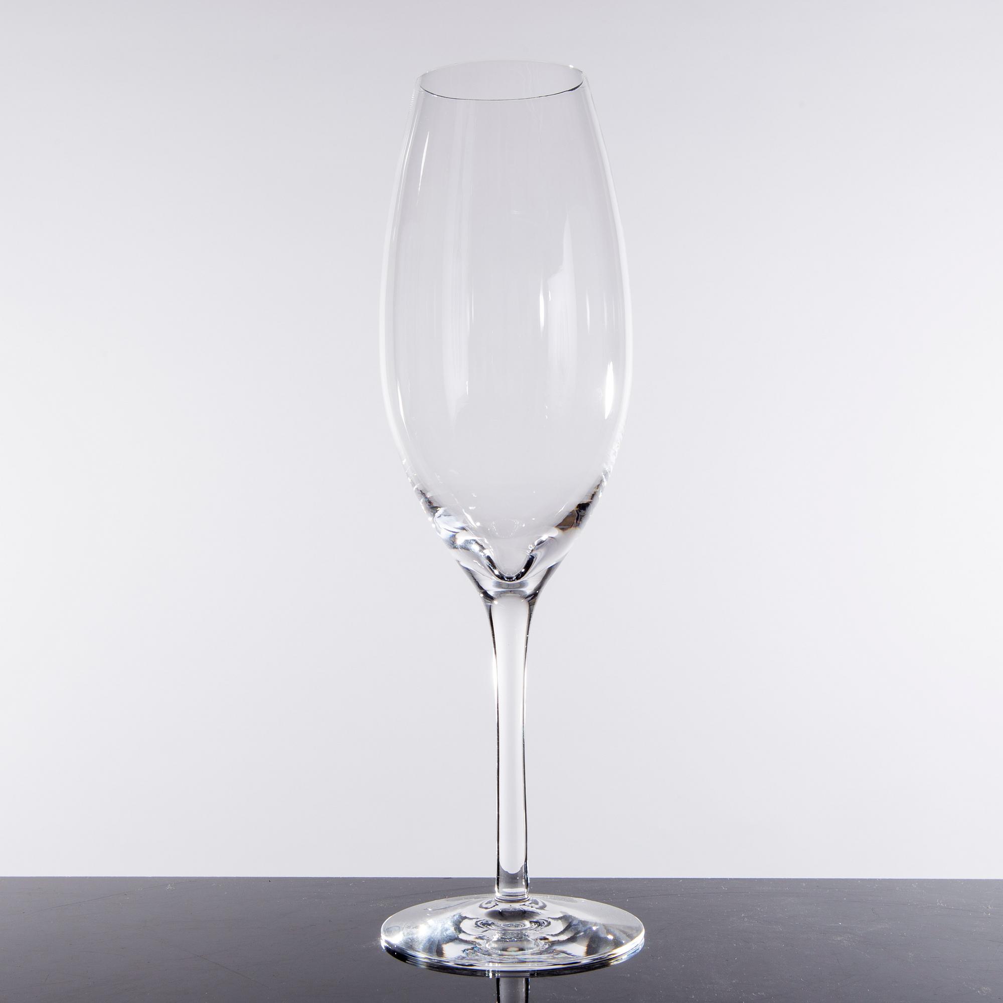 RICHARD JUHLIN, champagneglas, 12 st, "Juhlin", glas, Richard Juhlin, Reijmyre Glasbruk.