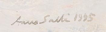 AARES SALLI, öljy kankaalle, signeerattu ja päivätty 1995.
