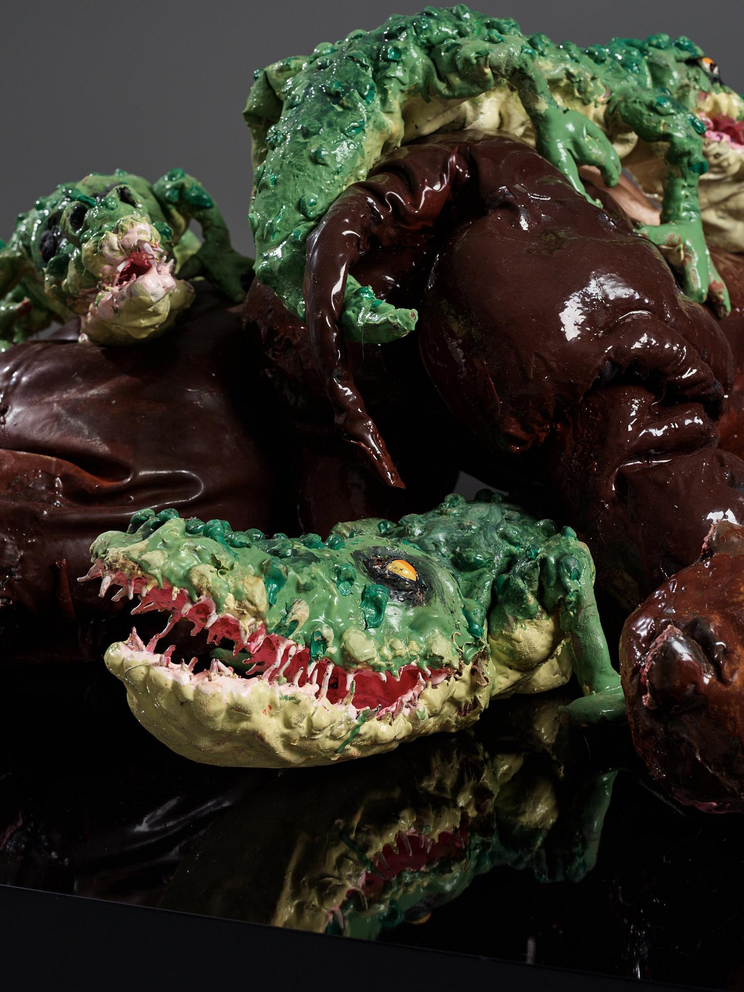 Nathalie Djurberg & Hans Berg, "Hippos and Crocodiles" från "I am a Wild Animal".