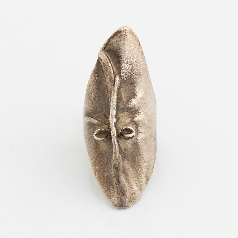 Lapponia, ring, "Gondas mask", silver.