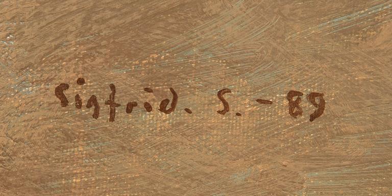 Sigfrid Södergren, Village street, Africa.