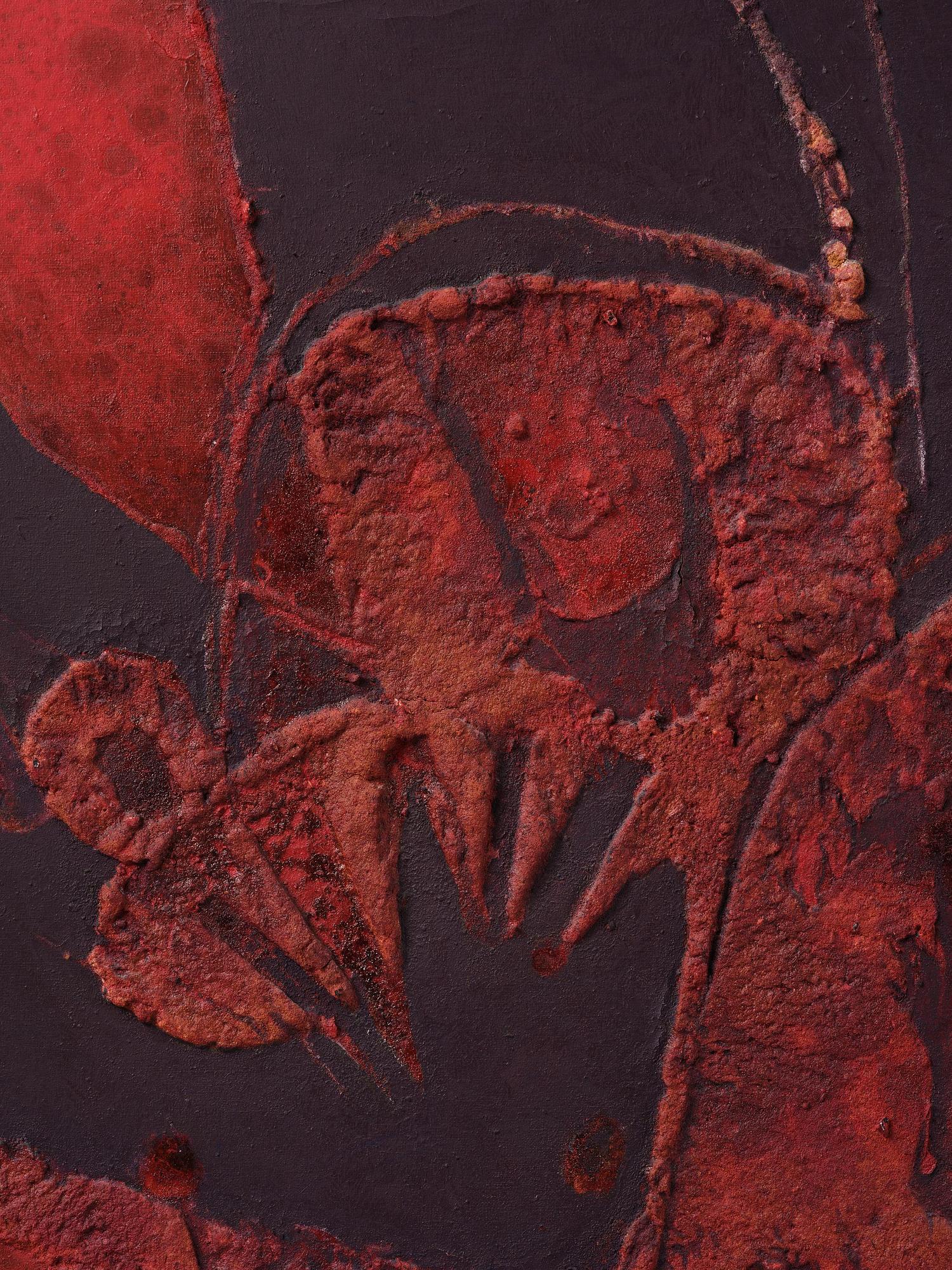 Cesár Manrique, "Resto rojo".
