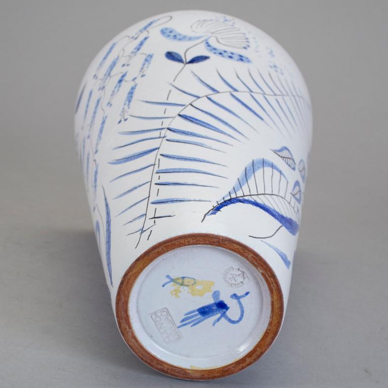 VAS, fajans, Stig Lindberg, Gustavsbergs Studio, 1940-tal.