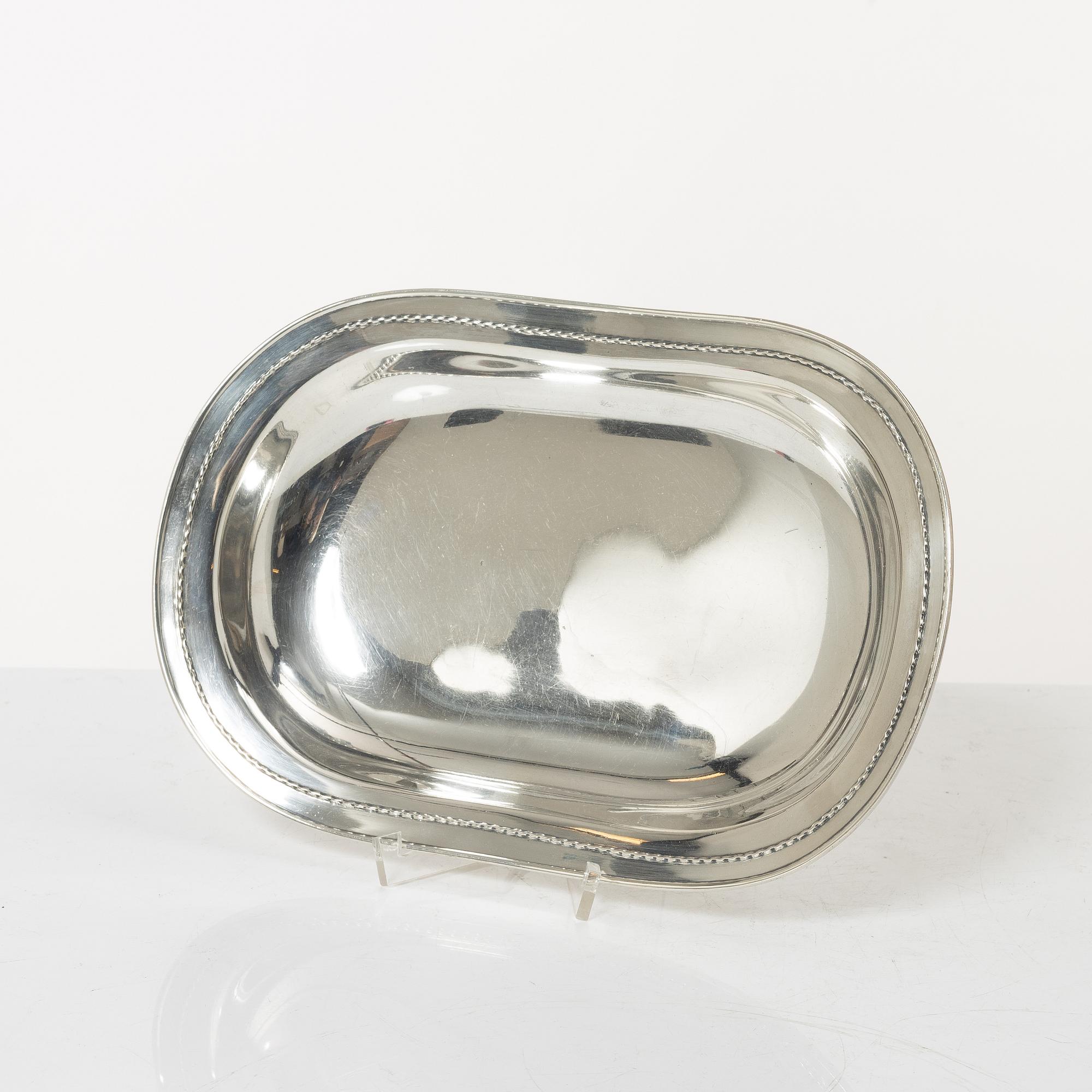 A Swedish silver bowl/dish, mark of Carl Fredrik Carlman, Stockholm 1932.