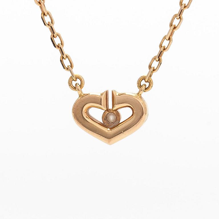 Cartier, kaulakoru, "C heart de Cartier", 18K kultaa.
