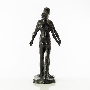 Gudmar Olovson, sculpture. Signed. Numbered. Foundry mark. Bronze, height 62 cm, length 32 cm.