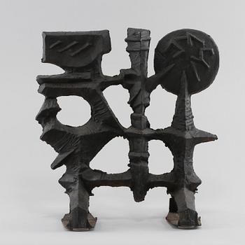 SKULPTUR, gjutjärn, Olle Hermansson, Husqvarna, 1960/1970-tal.