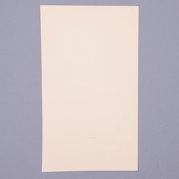 KARI SUOMALAINEN, luonnos, tussi ja vesiväri, signeerattu.