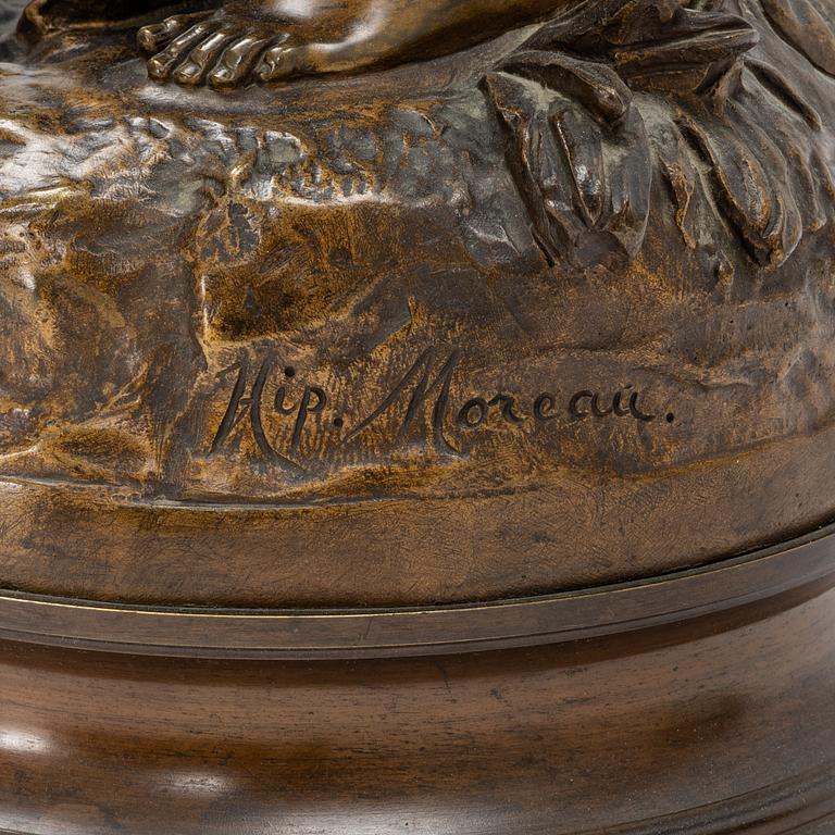 Hippolyte François Moreau, after. Sculpture, bronze.