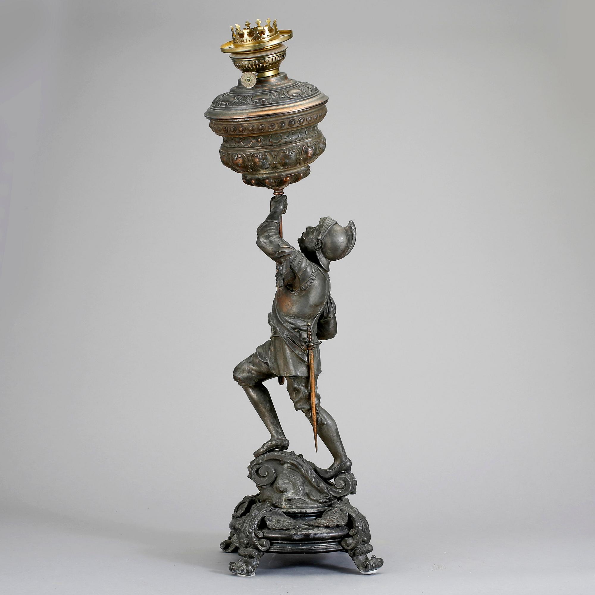 FOTOGENLAMPA, nyrenässans, sent 1800-tal.