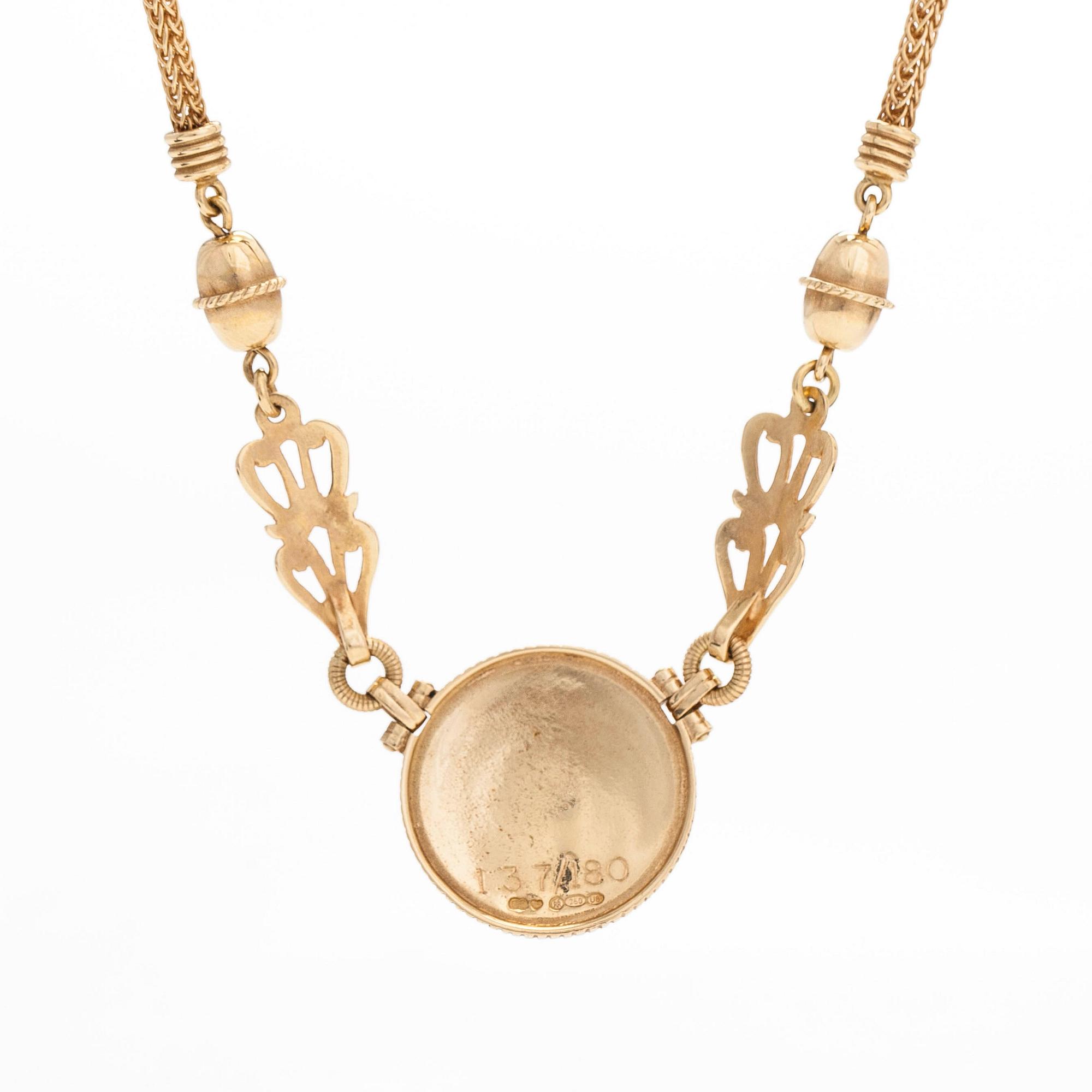Kalevala Koru, an 18K gold 'Sun Lion* necklace, Helsinki 1997, numbered 137/180.
