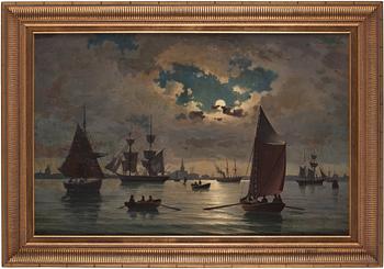 Johan Christian Clausen Dahl, circle of, oil on canvas, Inscribed and dated.