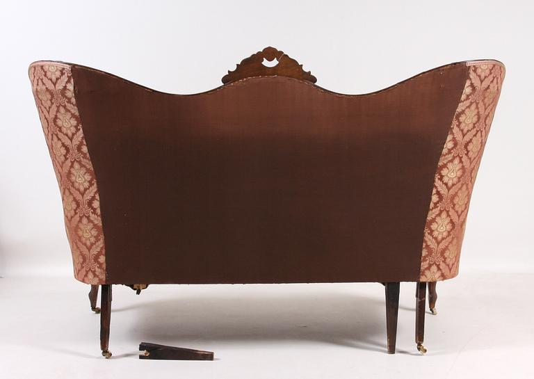 SOFFA, nyrokoko, 1800-talets andra hälft.