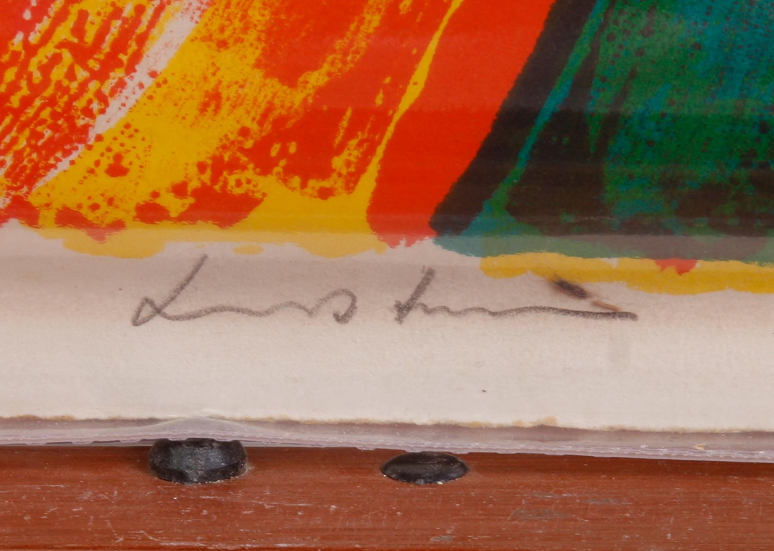 LINDSTRÖM, BENGT, litografi, sign, EA.