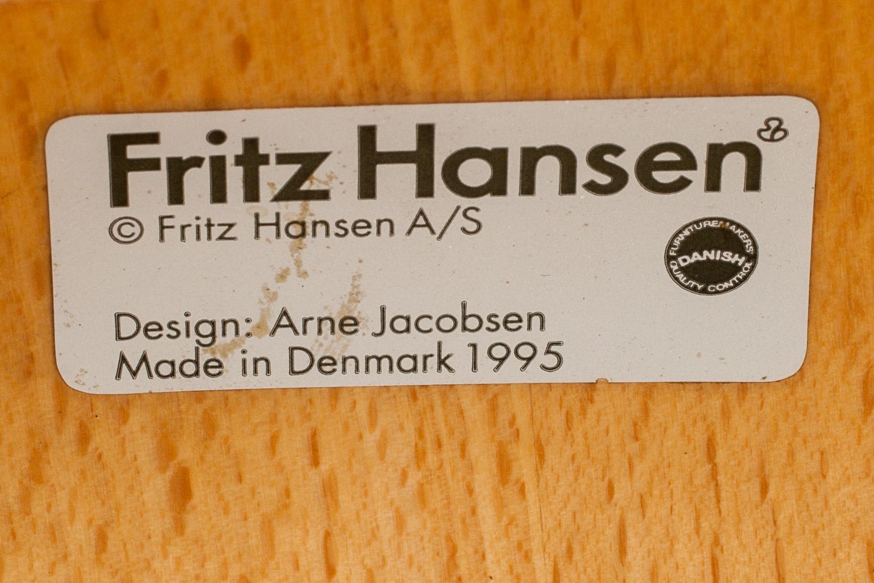 STOLAR, 4 st, "Sjuan", Arne Jacobsen, Fritz Hansen.
