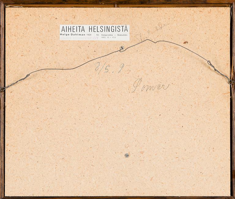 Helge Dahlman, Katajanokka.