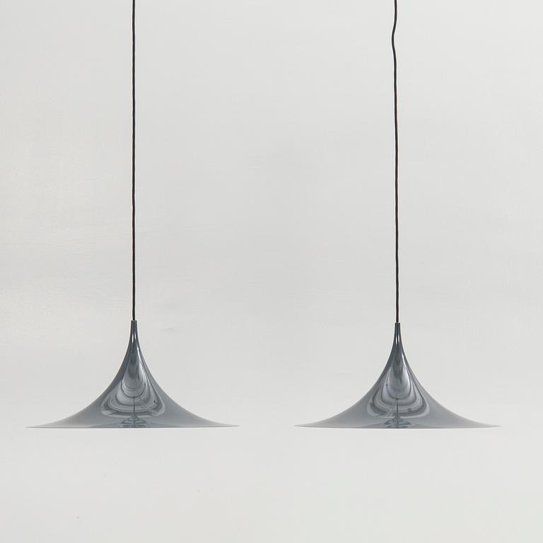 Bonderup & Thorup, ceiling lamps, a pair, "Semi pendant", Gubi, Denmark.