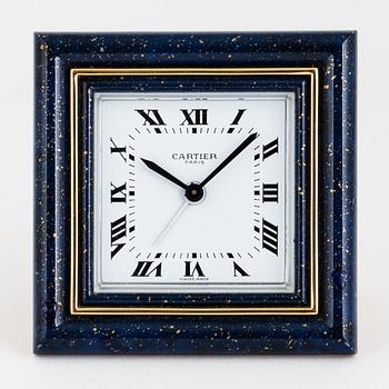 CARTIER, Paris, alarm clock, 75 x 75 mm,