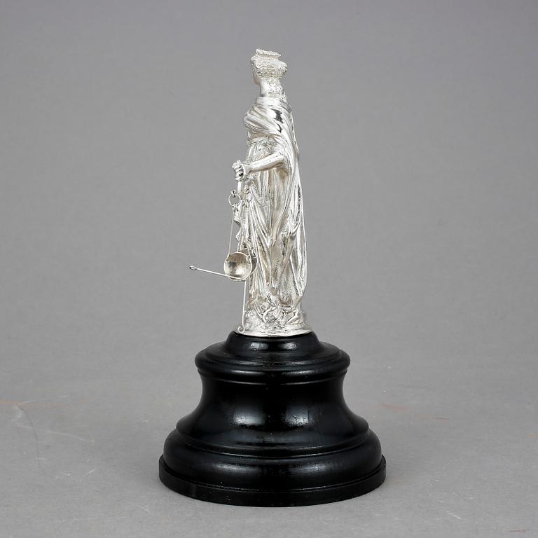 SKULPTUR, silver, Österrike/Ungern, 1900-talets början.