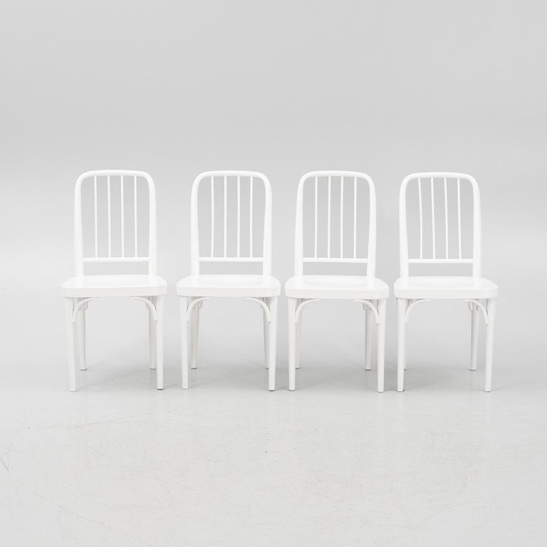 Josef Frank, four model "P5" chairs, Firma Svenskt Tenn, Sweden, post 1985.