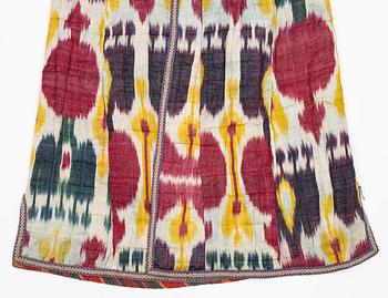 A silk and cotton Chapan, Central Asia, 1880s.