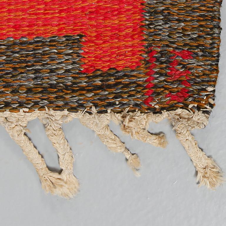 MATTA, rölakan, Ingegerd Silow, monogramsignerad IS, 1900-talets andra hälft, 206 x 136 cm.