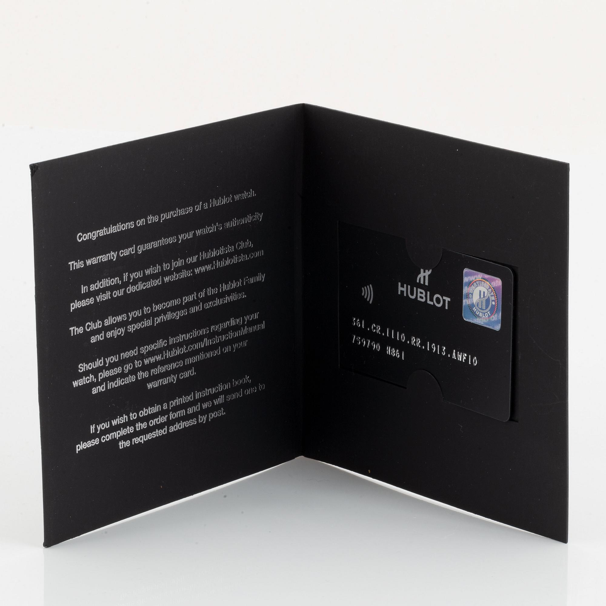 Hublot, Big Bang, Tutti Frutti, "Out of Africa", "African Wildlife Foundation".