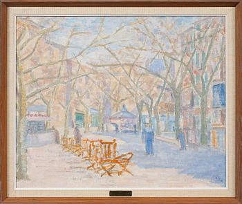 BERNAT YLLA, olja på duk, signerad och à tergo daterad 1947.