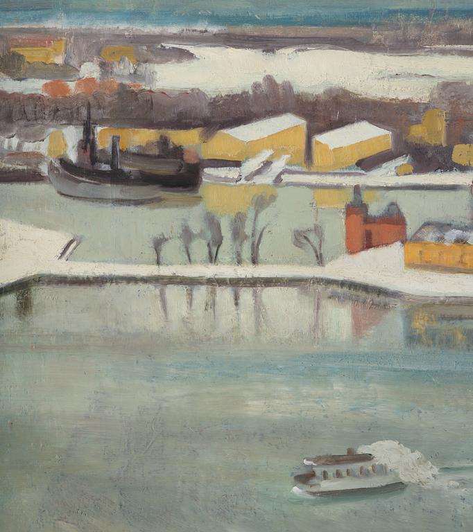 Max Marcus, "Kastellholmen, vinter".