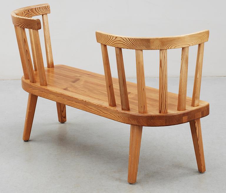 An Axel-Einar Hjorth Oregon pine sofa 'Utö' by NK, 1930's.