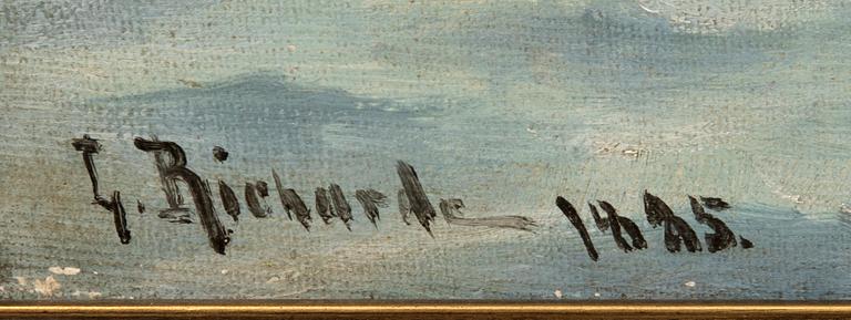 Ludvig Richarde, Fregatten Jylland.