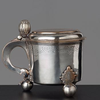A Swedish late Baroque 18th century tankard.
